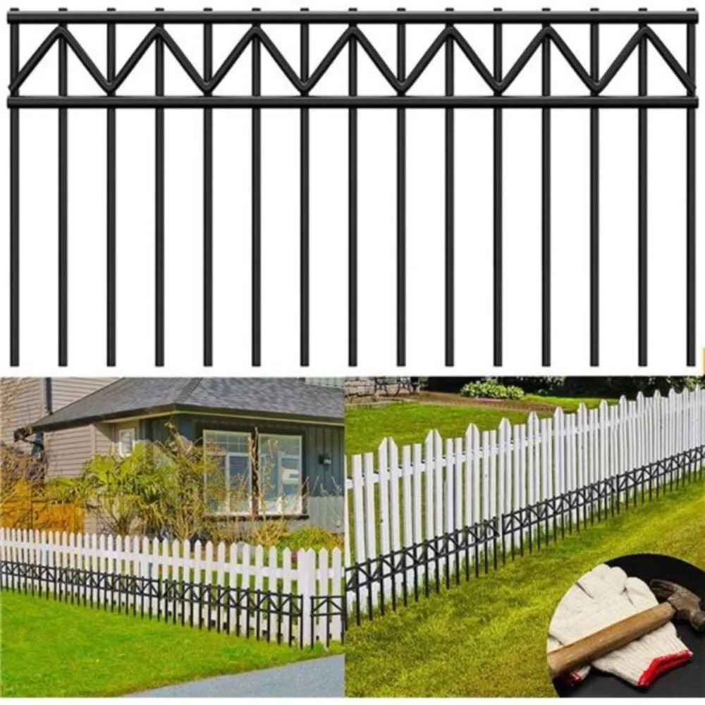 5 Pack No Dig Fence Animal Barrier Fence 30×8-inch (All 150